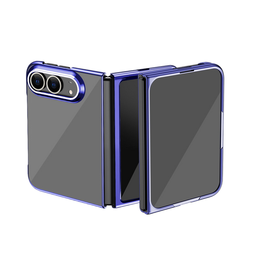 Electroplated-Look Trim Clear Case for iPhone Duo – 5 Color Styles