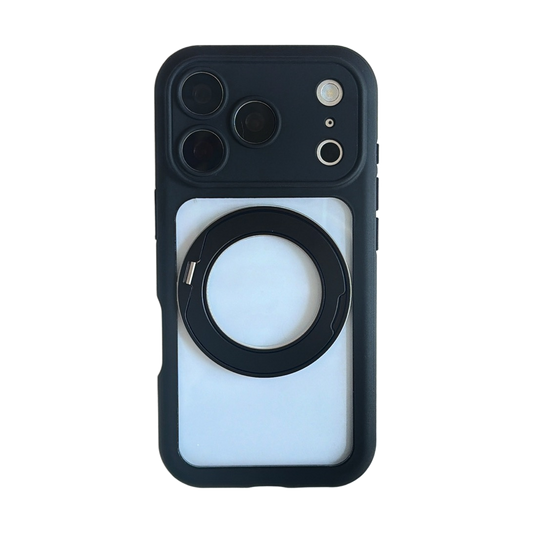 360° Integrated Pivot Clear Bubble Phone Case – 6 Colors