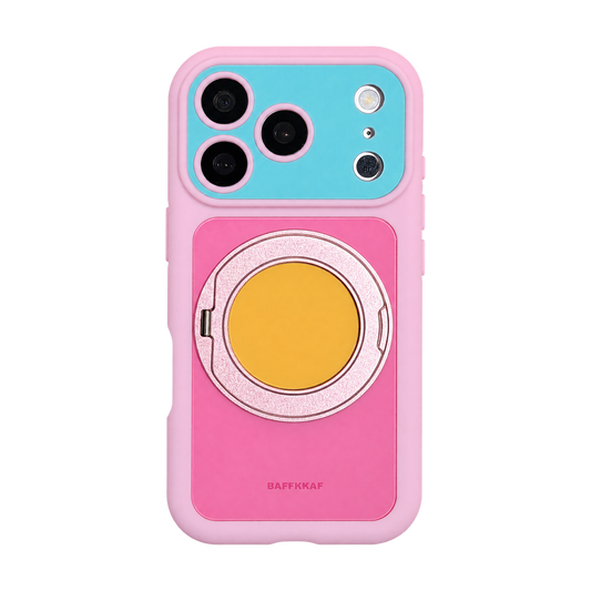 6-Color Dopamine Color-Block 360° Bubble Phone Case