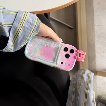 Squishy Liquid Glitter Animal Phone Case – 7 3D Character Styles