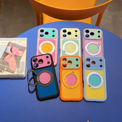 6-Color Dopamine Color-Block 360° Bubble Phone Case
