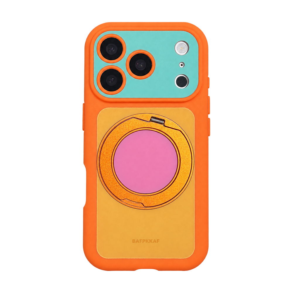 6-Color Dopamine Color-Block 360° Bubble Phone Case