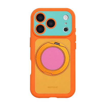6-Color Dopamine Color-Block 360° Bubble Phone Case
