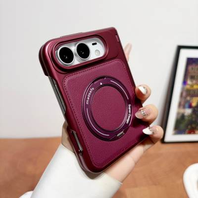 Textured Case with 360° Ring Stand for iPhone Duo – 4 Colors