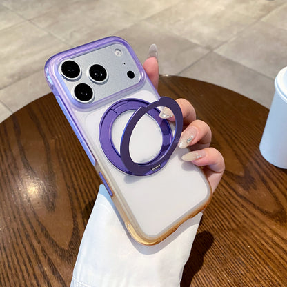 Four-Color Gradient Air-Cushion Ring Stand Case