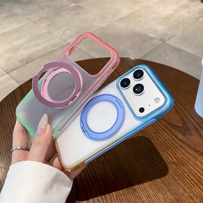 Four-Color Gradient Air-Cushion Ring Stand Case