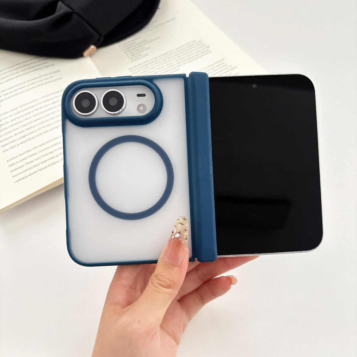 Magnetic Foldable Case for iPhone Duo – 9 Styles