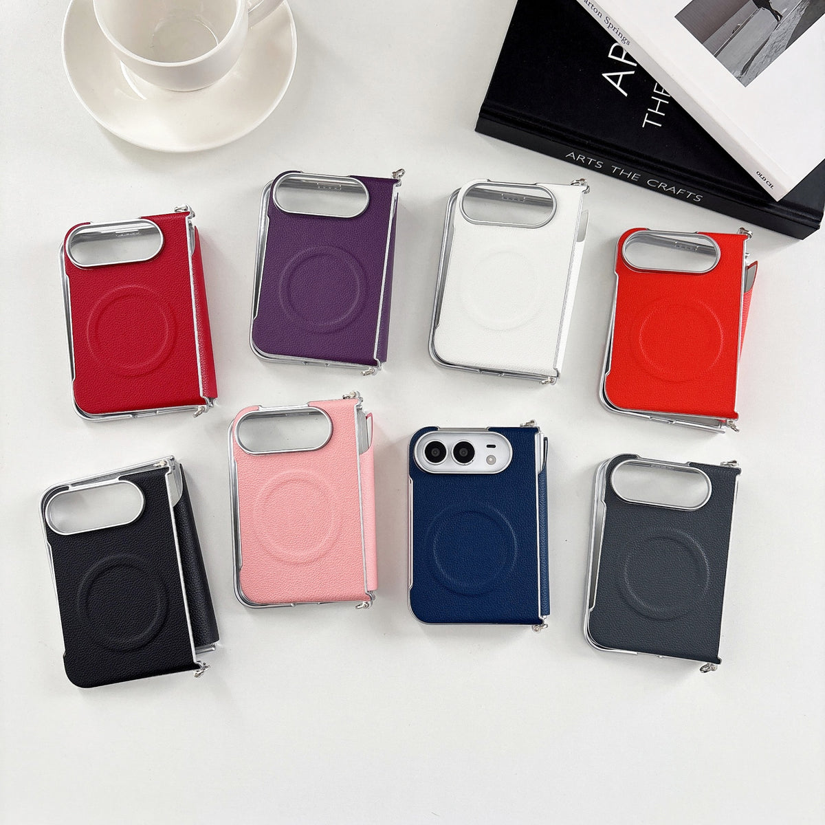 Magnetic Foldable Case for iPhone Duo – 9 Styles