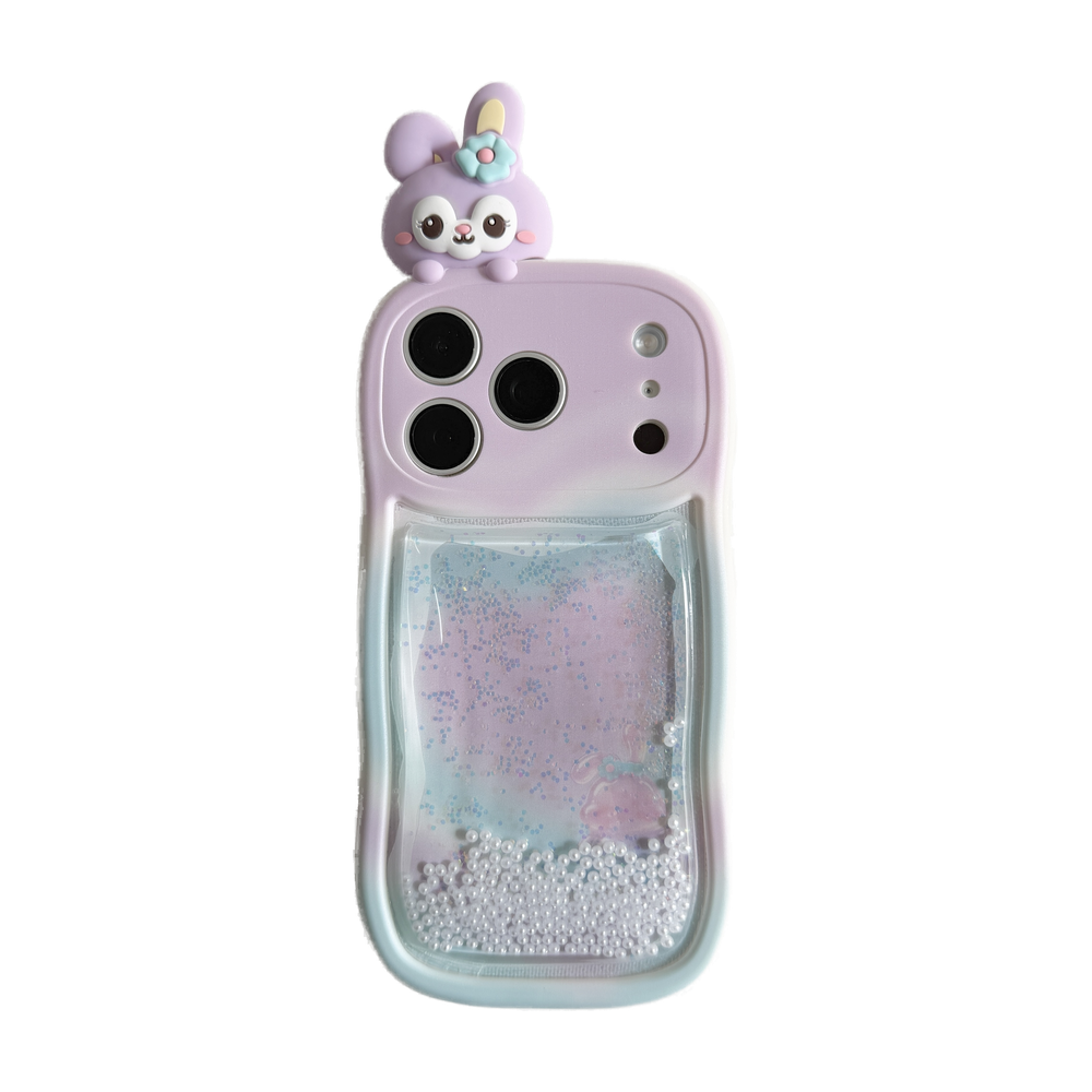 Squishy Liquid Glitter Animal Phone Case – 7 3D Character Styles