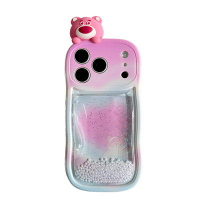 Squishy Liquid Glitter Animal Phone Case – 7 3D Character Styles