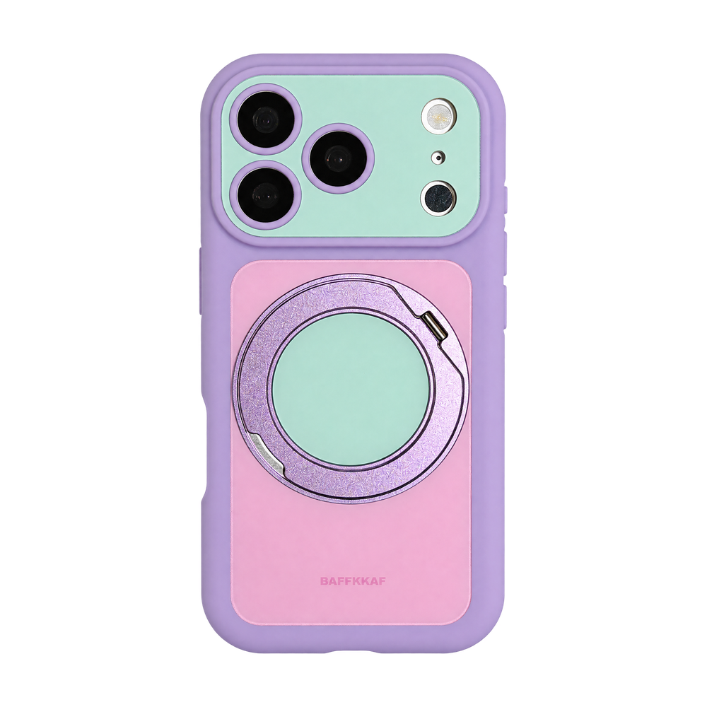 6-Color Dopamine Color-Block 360° Bubble Phone Case
