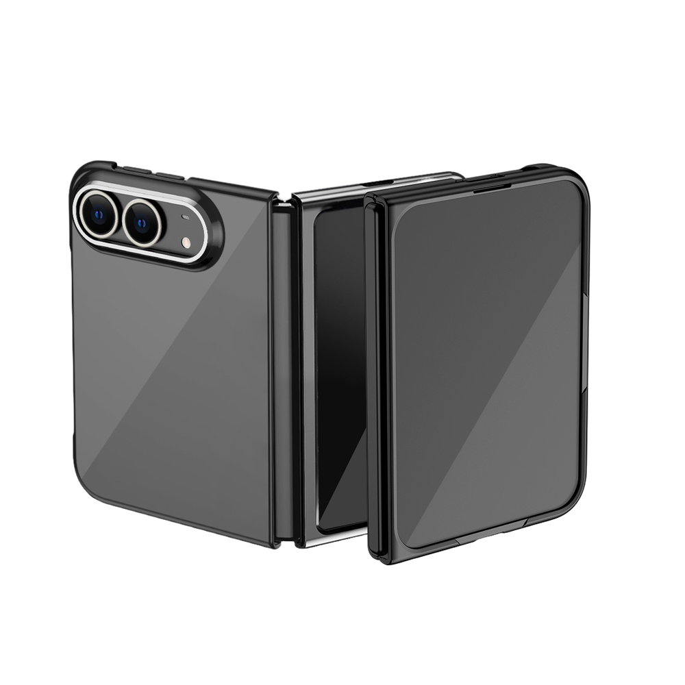 Electroplated-Look Trim Clear Case for iPhone Duo – 5 Color Styles