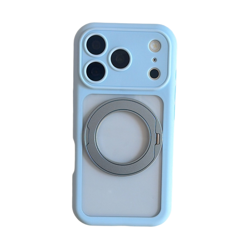 360° Integrated Pivot Clear Bubble Phone Case – 6 Colors