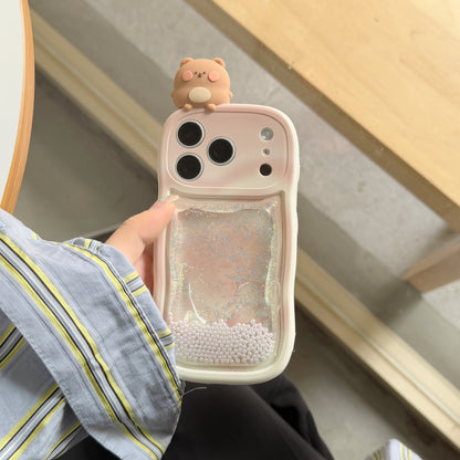 Squishy Liquid Glitter Animal Phone Case – 7 3D Character Styles