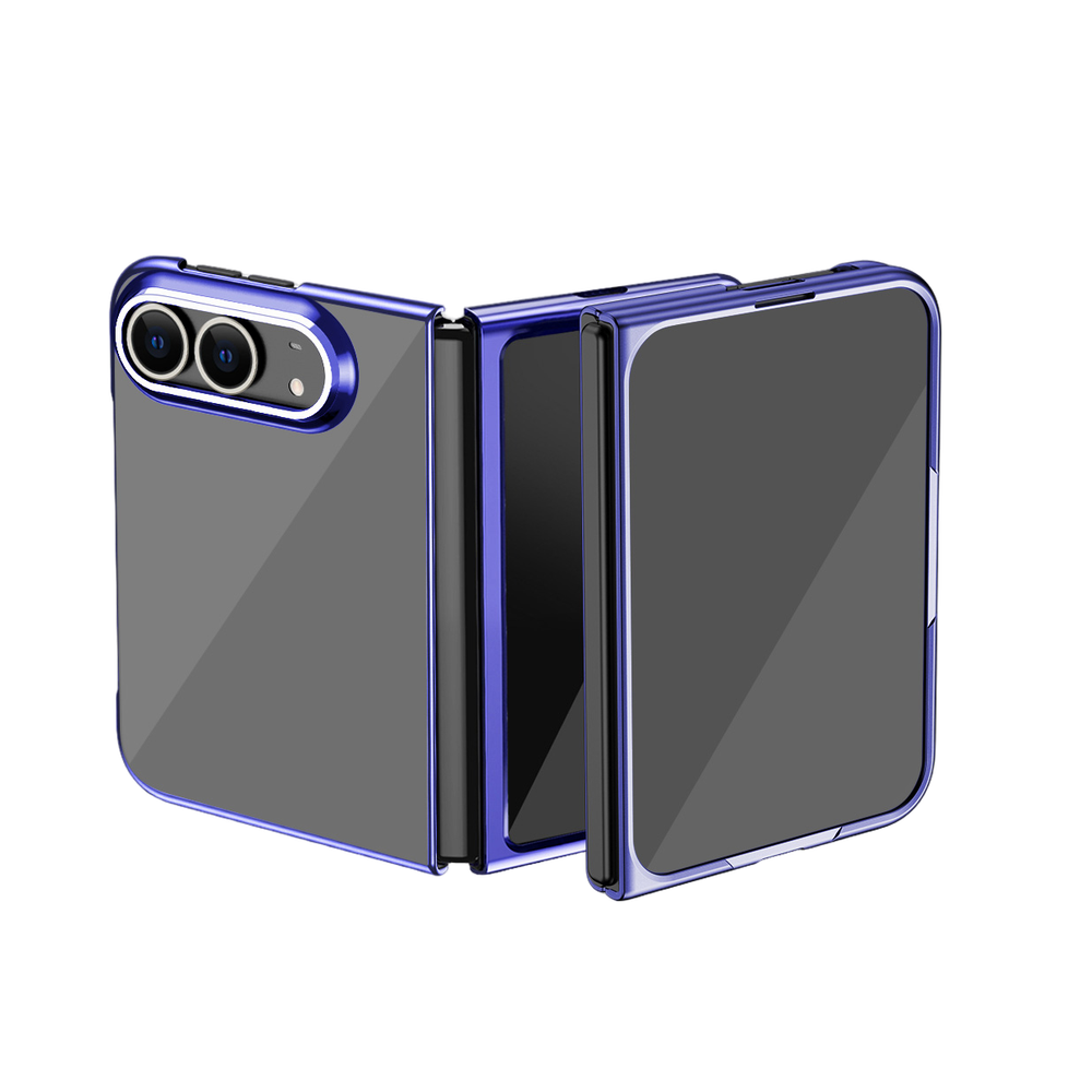 Electroplated-Look Trim Clear Case for iPhone Duo – 5 Color Styles