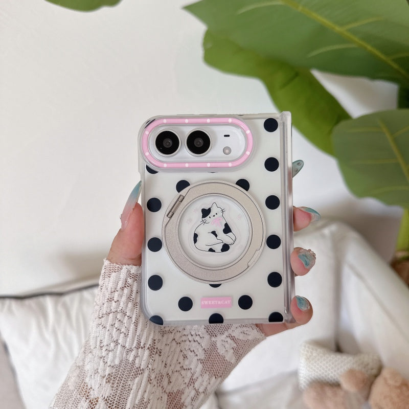 Cute Animal Print Foldable Case for iPhone 18 Duo – 5 Styles
