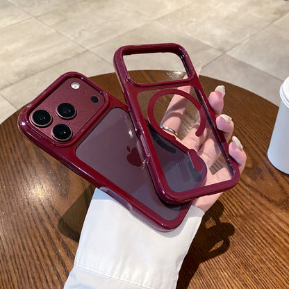 Burgundy Round-Edge Space Case