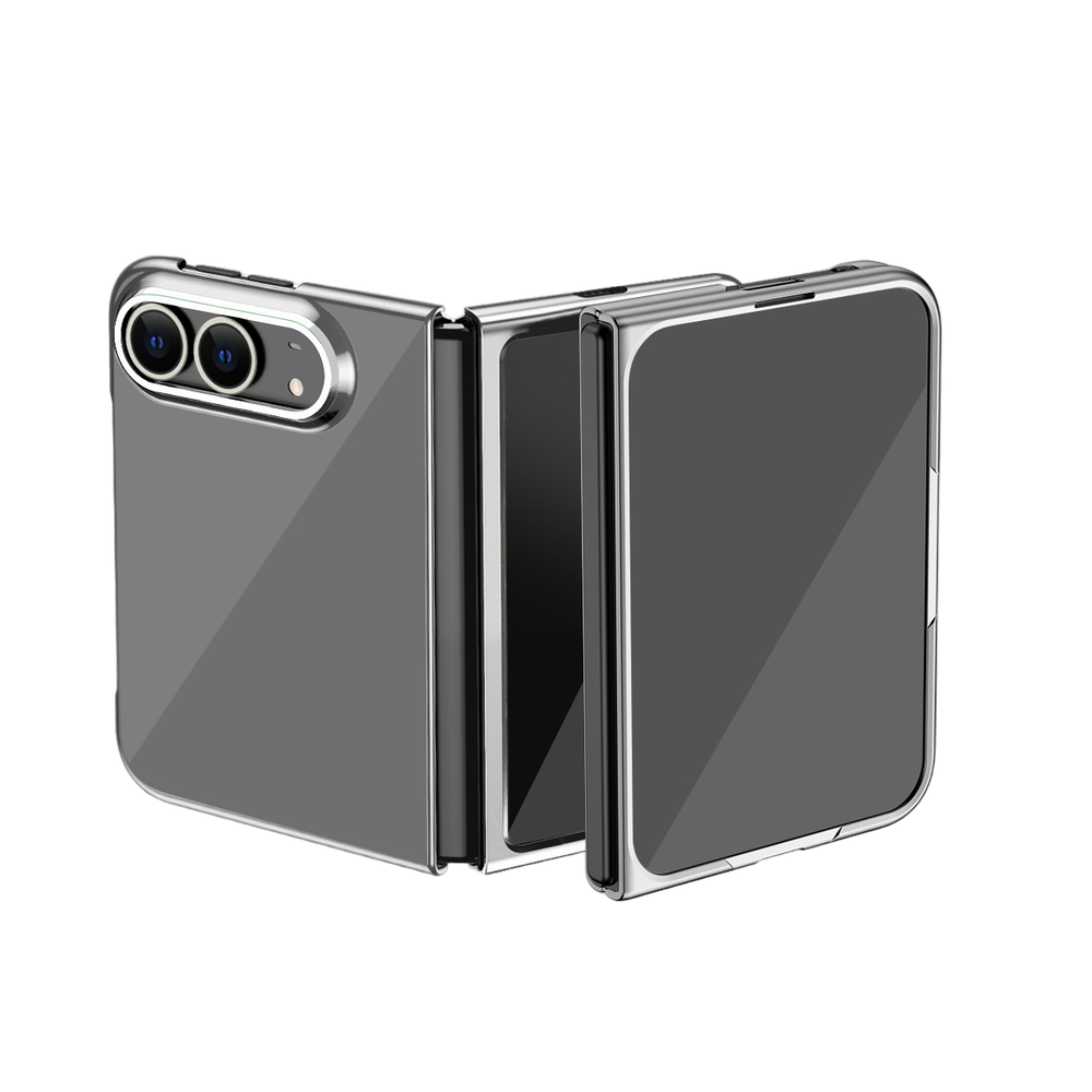 Electroplated-Look Trim Clear Case for iPhone Duo – 5 Color Styles