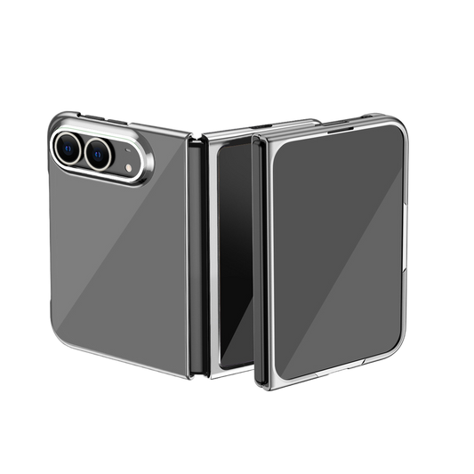 Electroplated-Look Trim Clear Case for iPhone Duo – 5 Color Styles