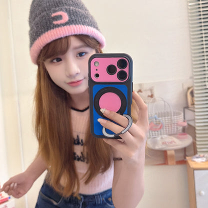 6-Color Dopamine Color-Block 360° Bubble Phone Case