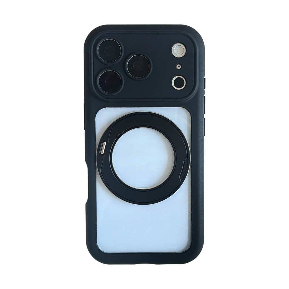 360° Integrated Pivot Clear Bubble Phone Case – 6 Colors