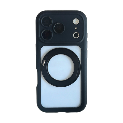 360° Integrated Pivot Clear Bubble Phone Case – 6 Colors