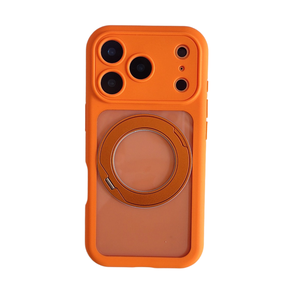 360° Integrated Pivot Clear Bubble Phone Case – 6 Colors