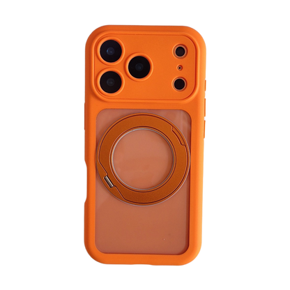 360° Integrated Pivot Clear Bubble Phone Case – 6 Colors