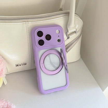 360° Integrated Pivot Clear Bubble Phone Case – 6 Colors