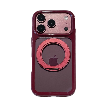 Burgundy Round-Edge Space Case
