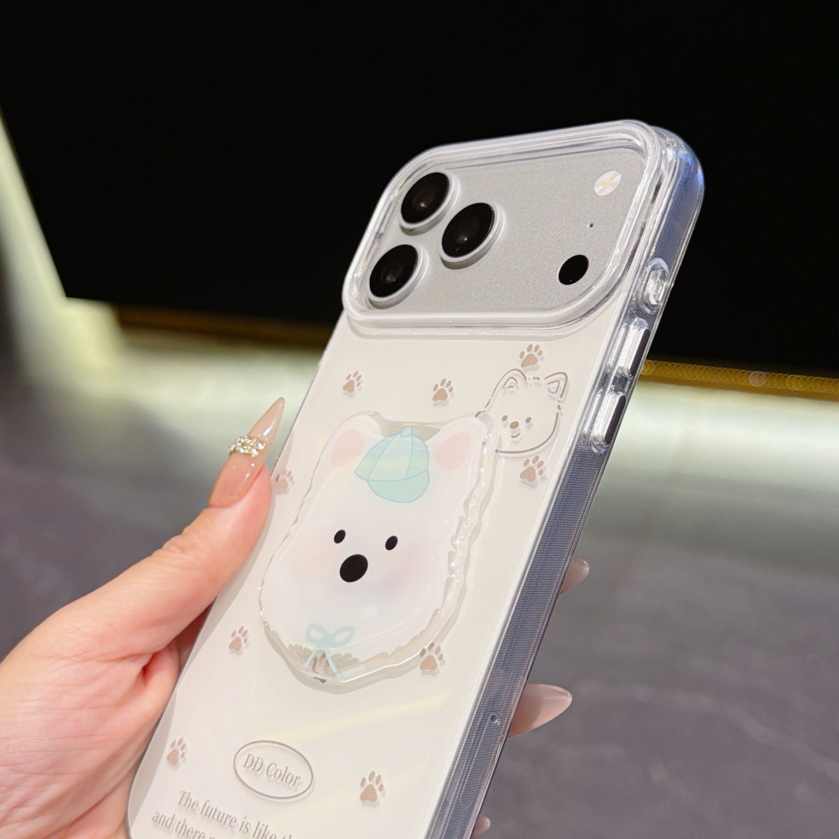 Jelly West Highland Phone Case with Wrist Strap
