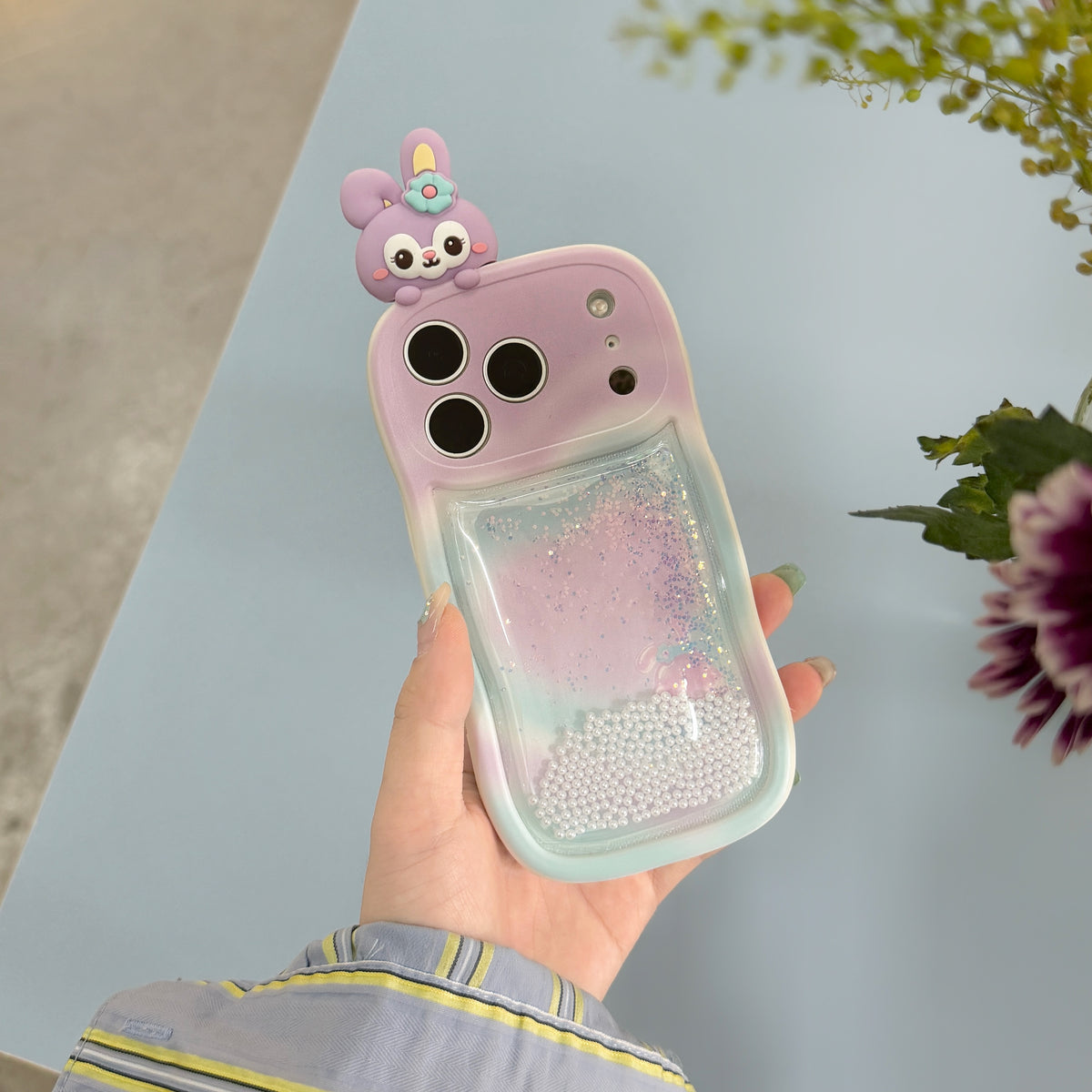 Squishy Liquid Glitter Animal Phone Case – 7 3D Character Styles
