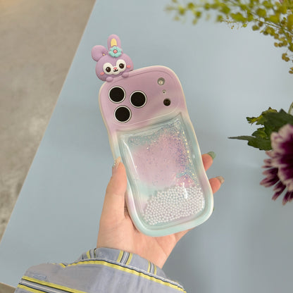 Squishy Liquid Glitter Animal Phone Case – 7 3D Character Styles