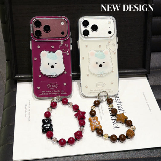 Jelly West Highland Phone Case with Wrist Strap