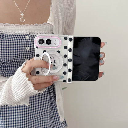 Cute Animal Print Foldable Case for iPhone 18 Duo – 5 Styles