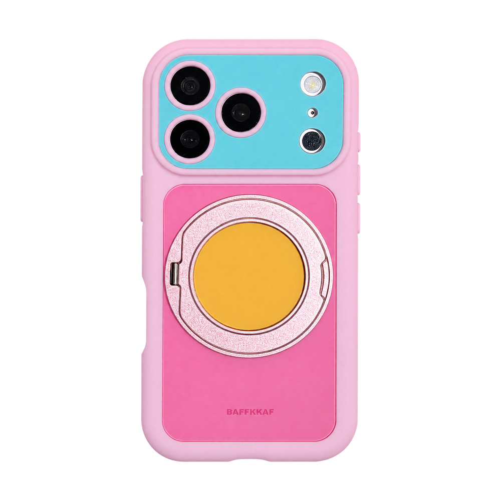 6-Color Dopamine Color-Block 360° Bubble Phone Case