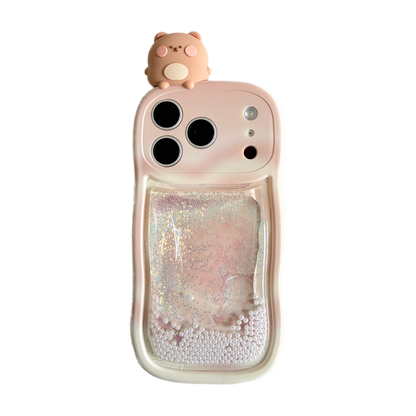 Squishy Liquid Glitter Animal Phone Case – 7 3D Character Styles