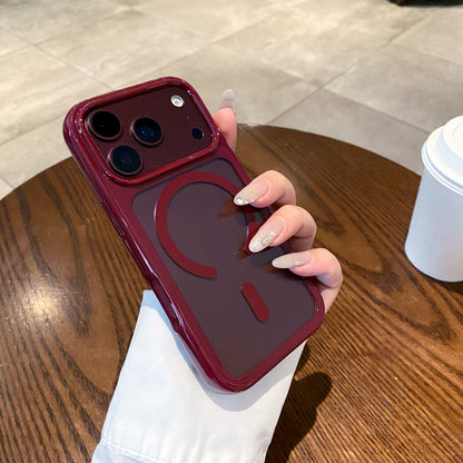 Burgundy Round-Edge Space Case