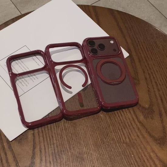 Burgundy Round-Edge Space Case product video v1.MOV