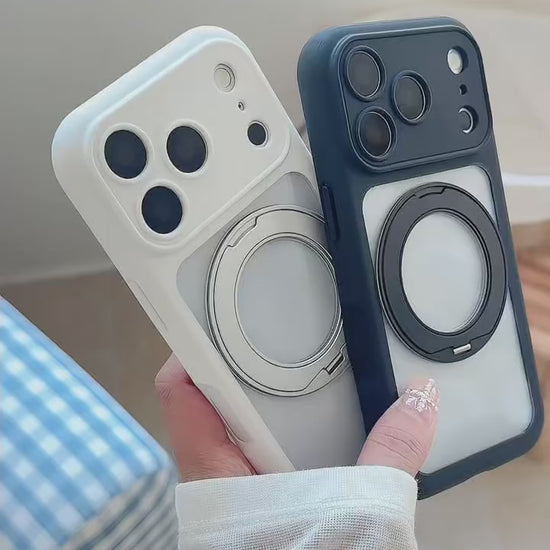 360° Integrated Pivot Clear Bubble Phone Case – 6 Colors product video v1.MOV