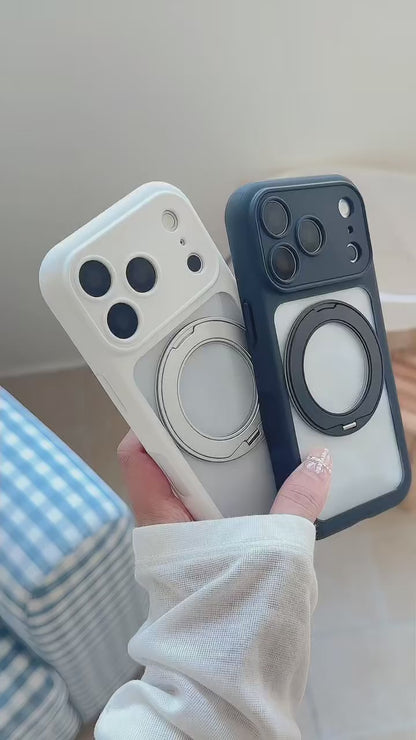 360° Integrated Pivot Clear Bubble Phone Case – 6 Colors product video v1.MOV