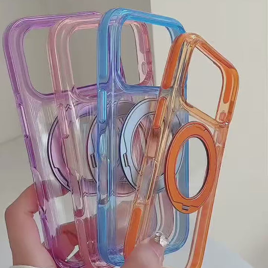 360° Rotating Ring Stand Transparent Acrylic Jelly Case product video v1.MOV