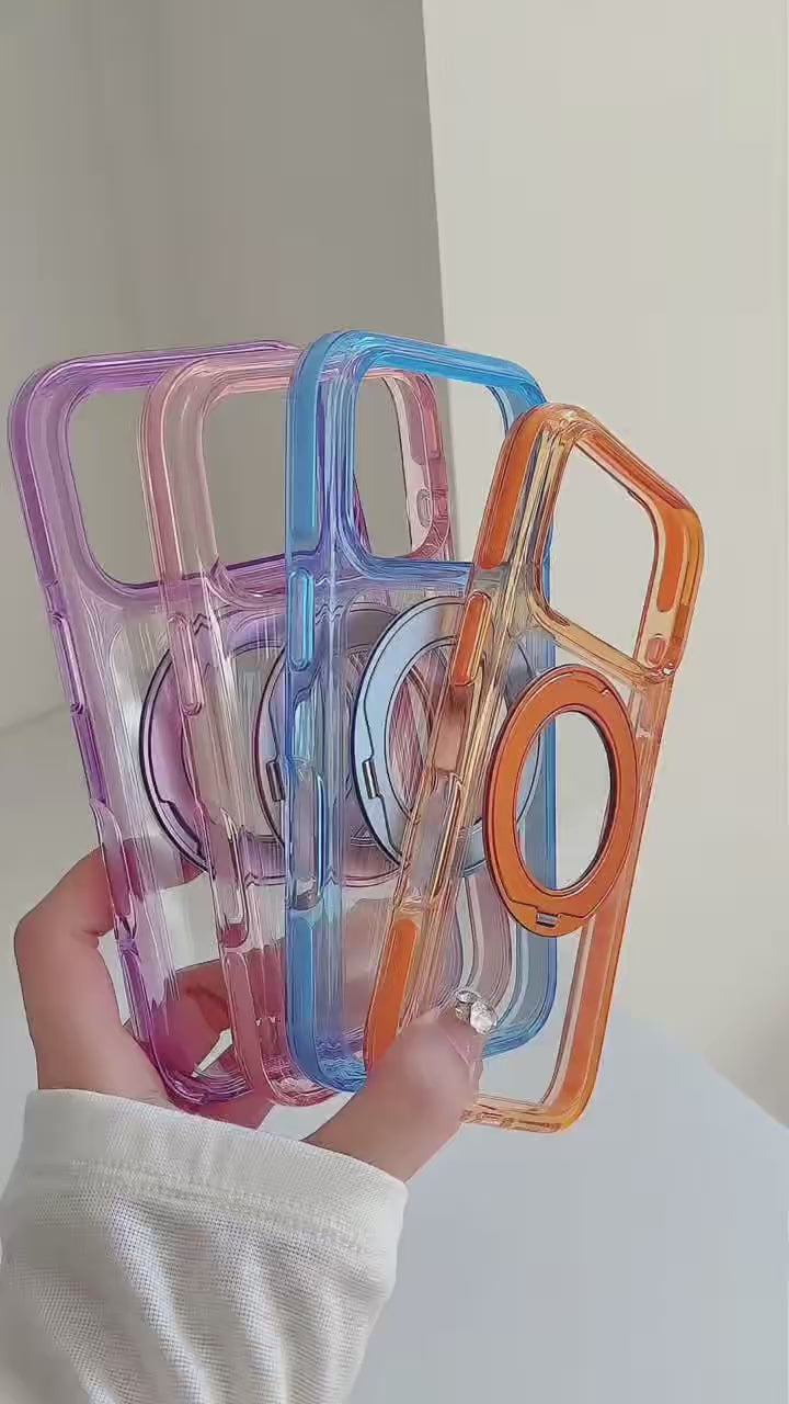 360° Rotating Ring Stand Transparent Acrylic Jelly Case product video v1.MOV