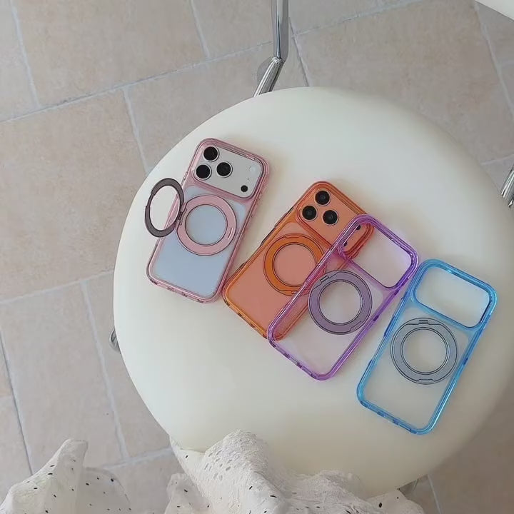 360° Rotating Ring Stand Transparent Acrylic Jelly Case product video v3.MOV