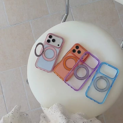 360° Rotating Ring Stand Transparent Acrylic Jelly Case product video v3.MOV