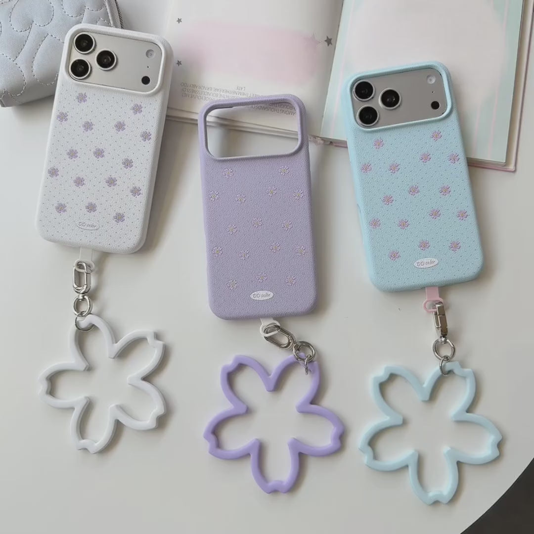 Polka Dot Floral + Flower Bracelet Phone Case product video v1.mp4