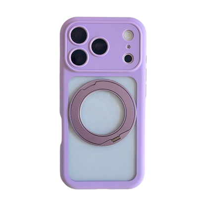 360° Integrated Pivot Clear Bubble Phone Case – 6 Colors