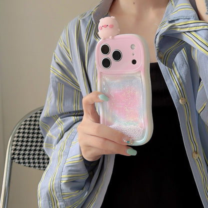Squishy Liquid Glitter Animal Phone Case – 7 3D Character Styles