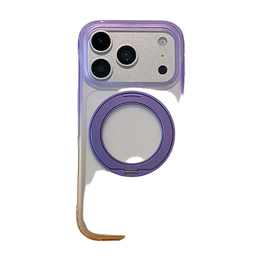 Four-Color Gradient Air-Cushion Ring Stand Case