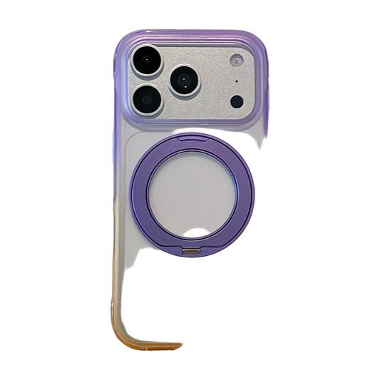 Four-Color Gradient Air-Cushion Ring Stand Case